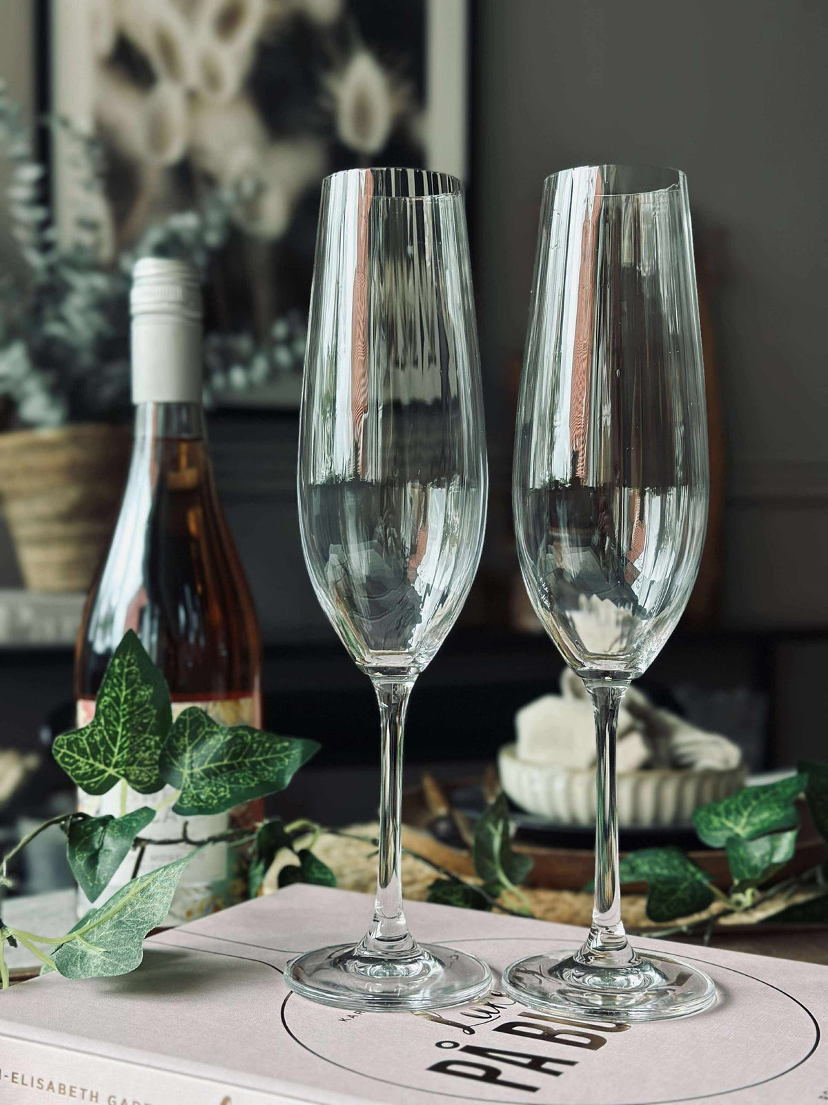 Champagneglazen CRYSTAL van 2 stuks