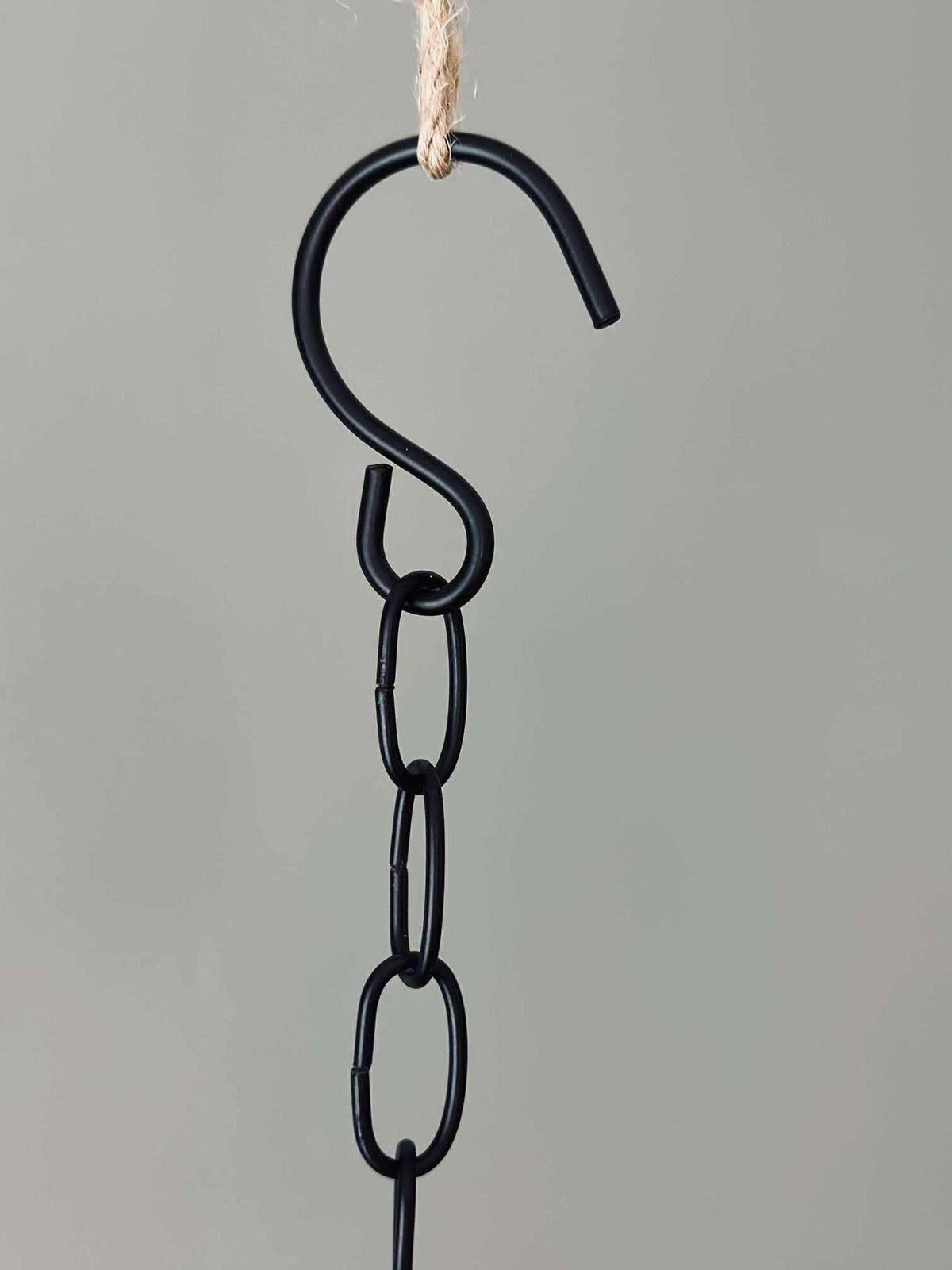Pot met ophanging  - Black