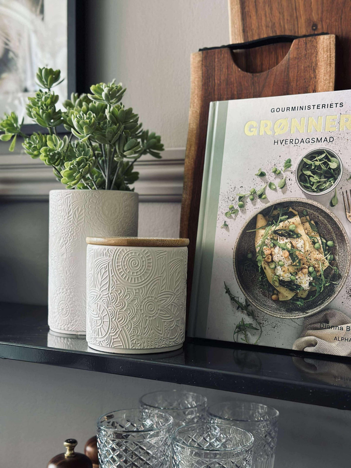 Pot met deksel - Keramiek 800 ml