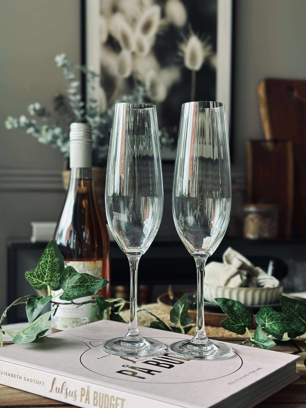 Champagneglazen CRYSTAL van 2 stuks