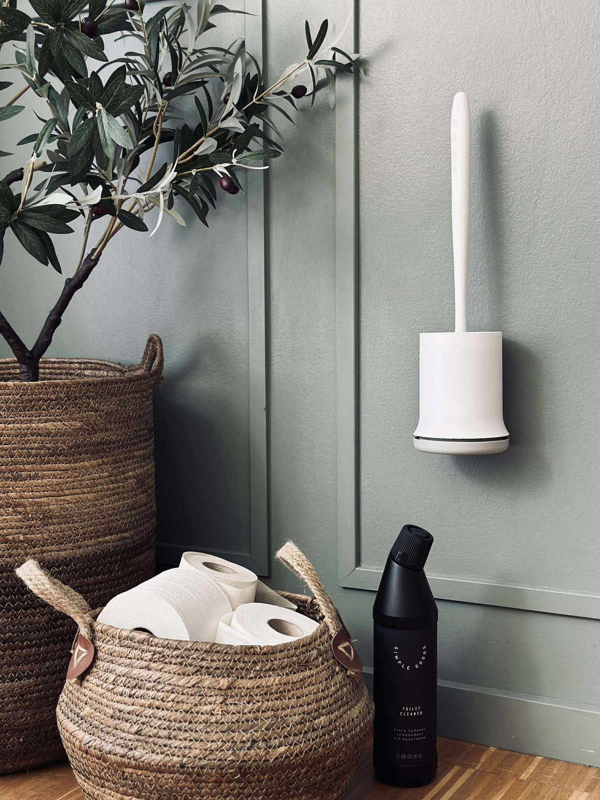 Toiletborstel met ophanging - Siliconen