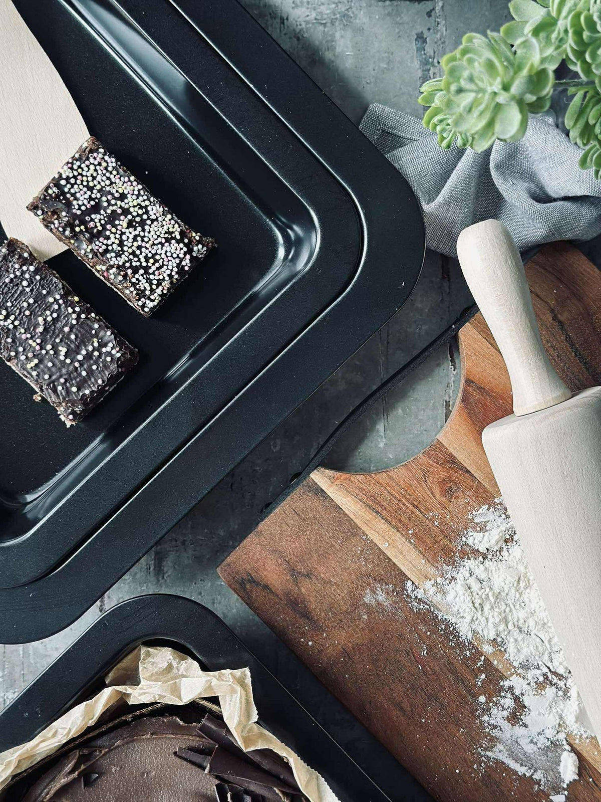 Braadslede set met 3 st. Non-stick