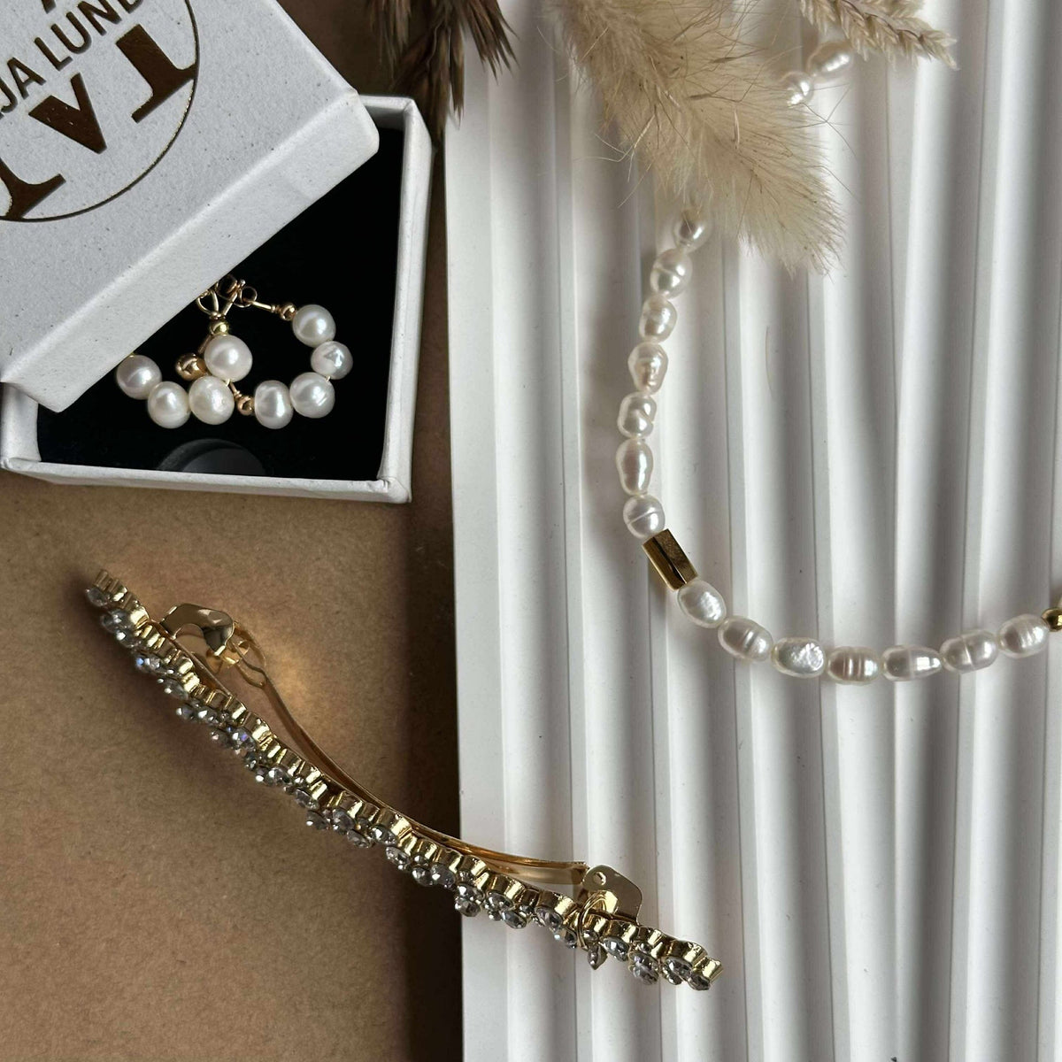 Haarclip Leonora gold