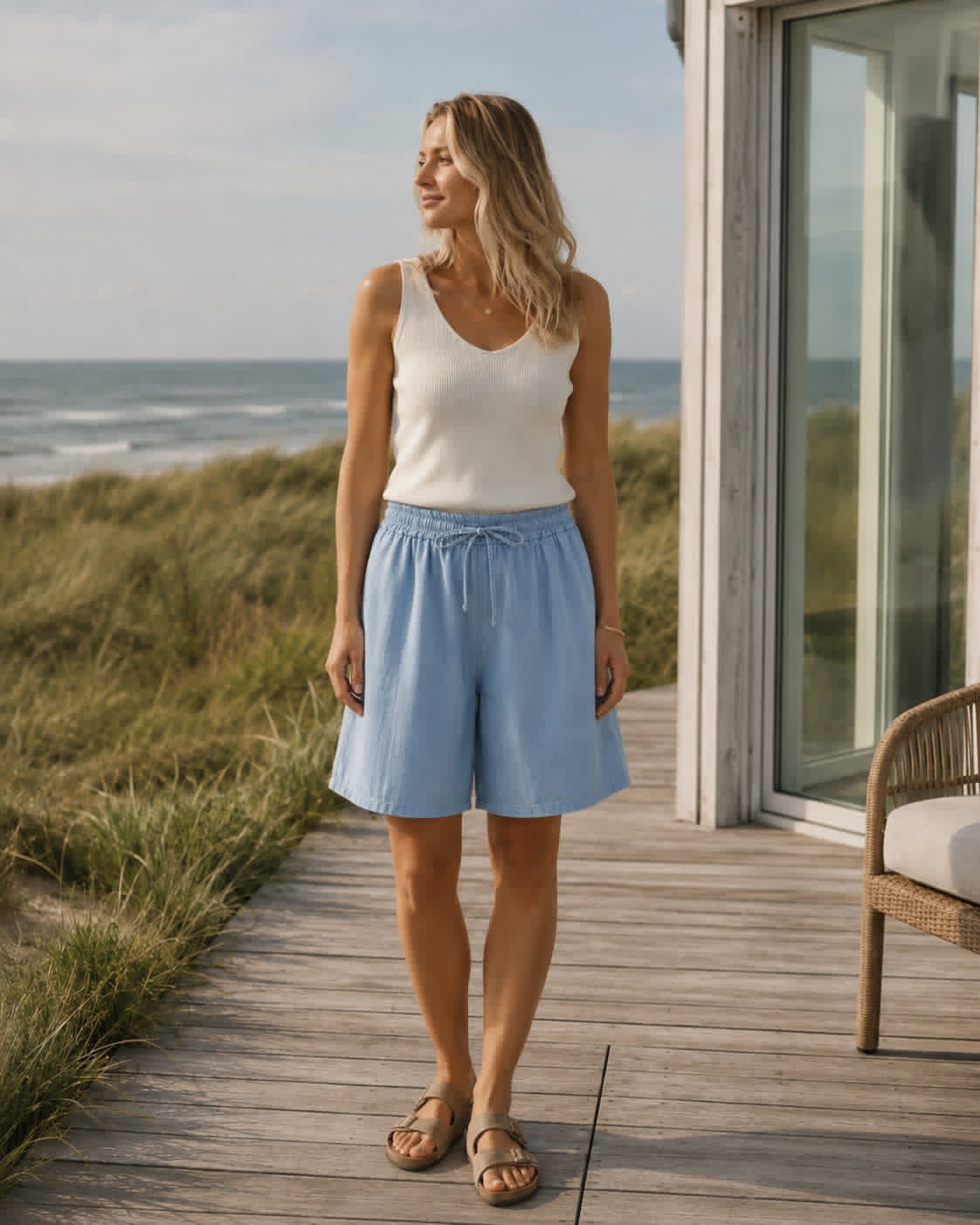 Shorts Kira - Licht denim