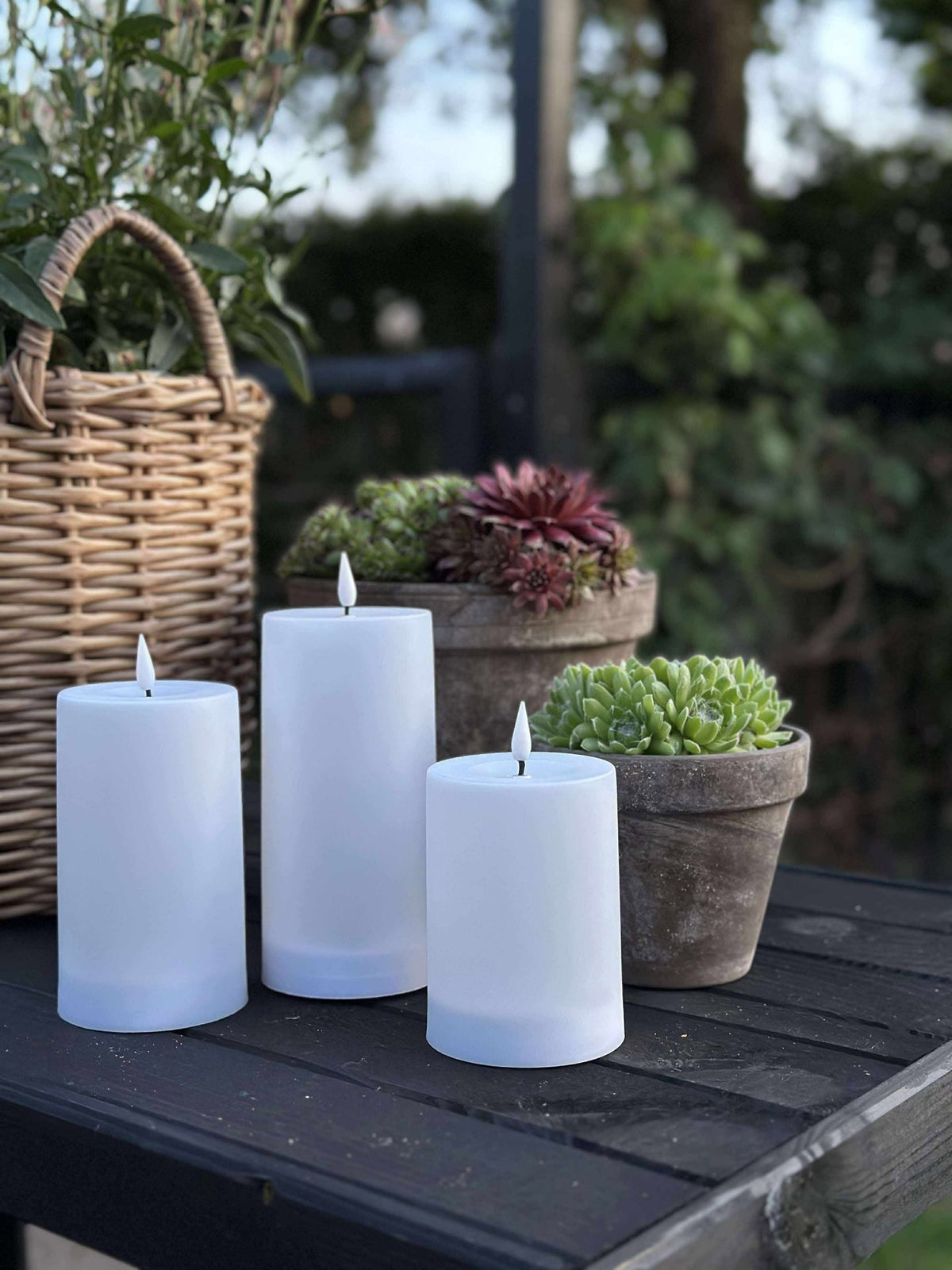 Solar Stompkaarsen - Set van 3 stuks