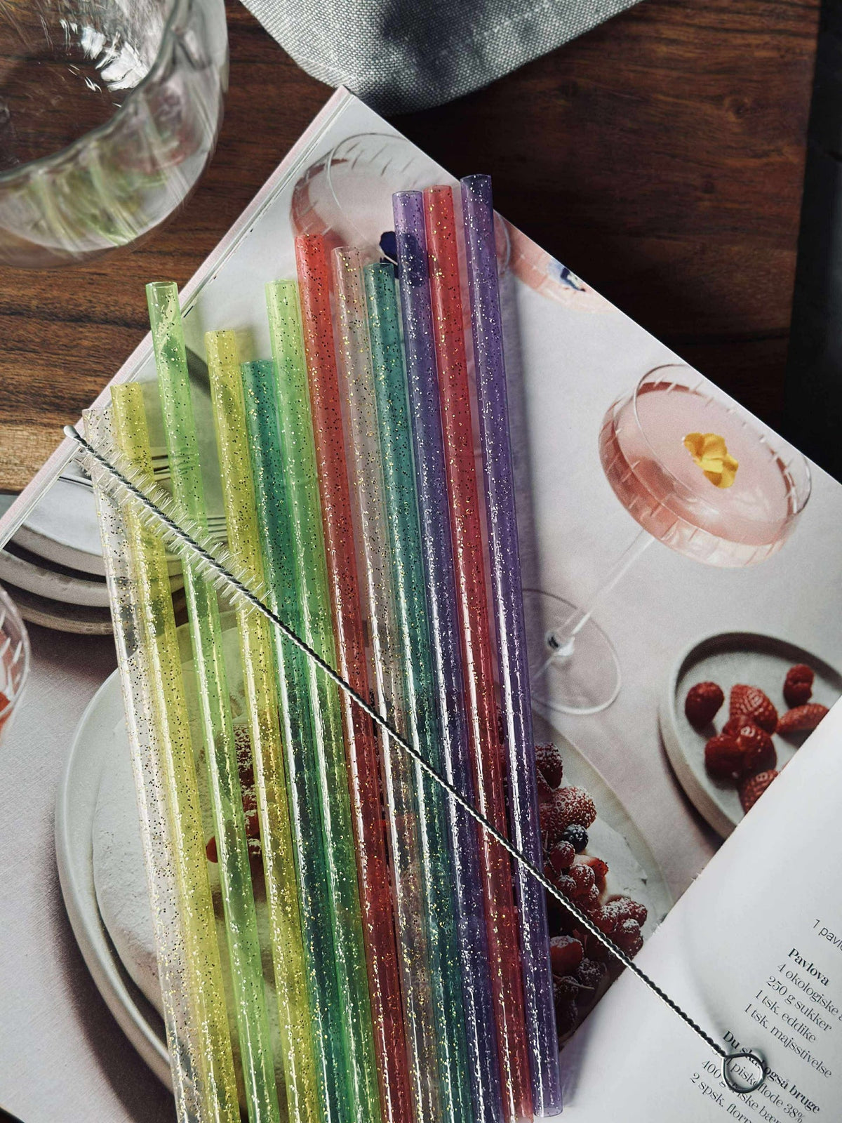 Rietjes met glitter - herbruikbaar
