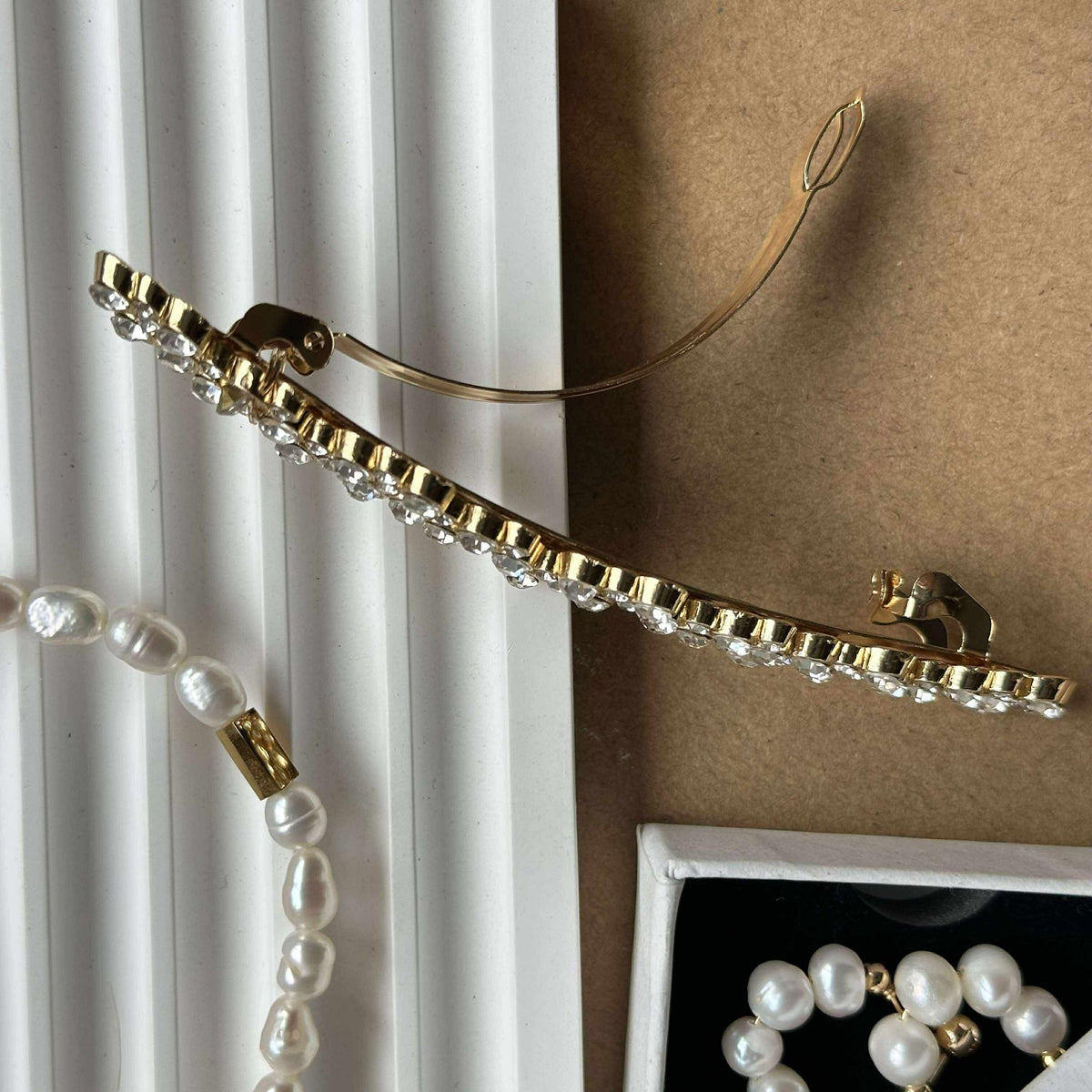 Haarclip Leonora gold