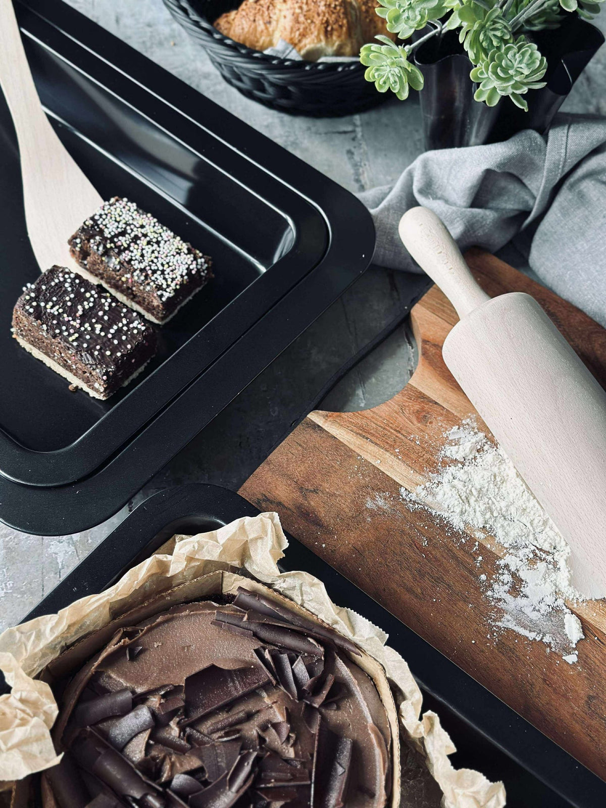 Braadslede set met 3 st. Non-stick