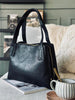 Schoudertas - Black leather