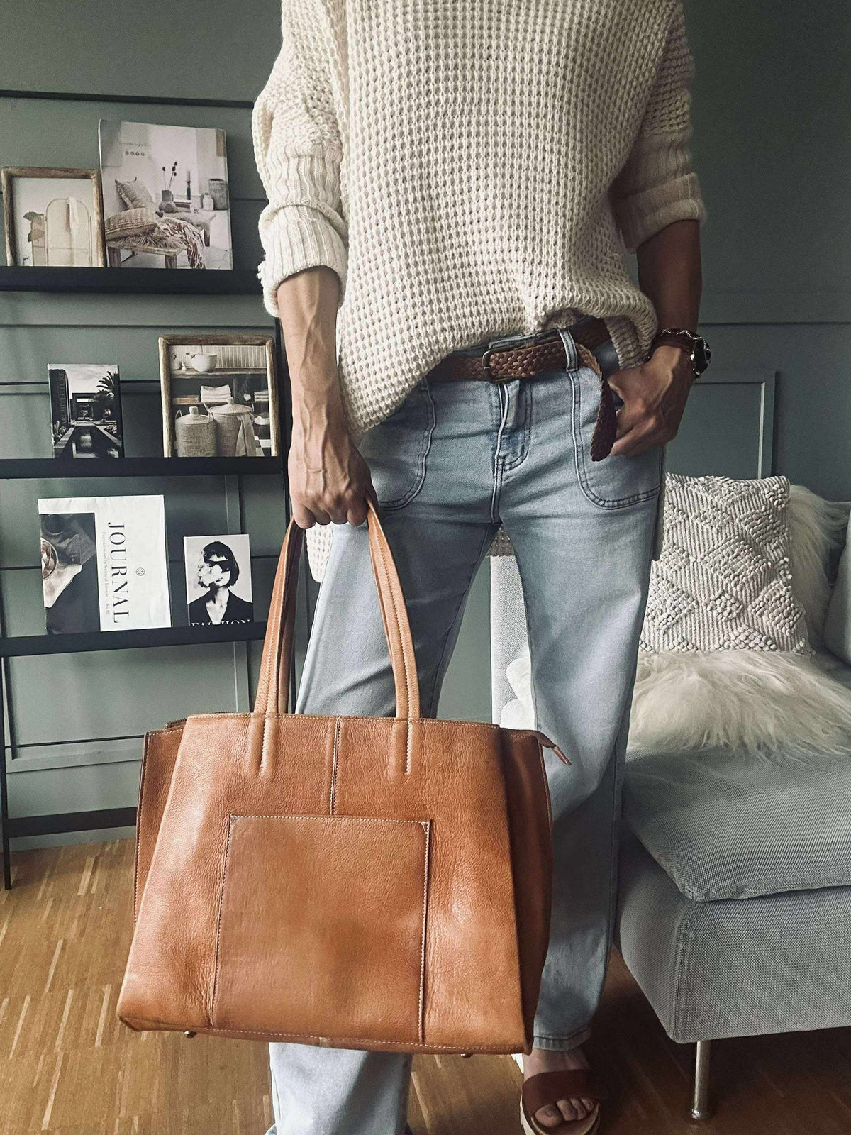 Werktas - Valerie Cognac