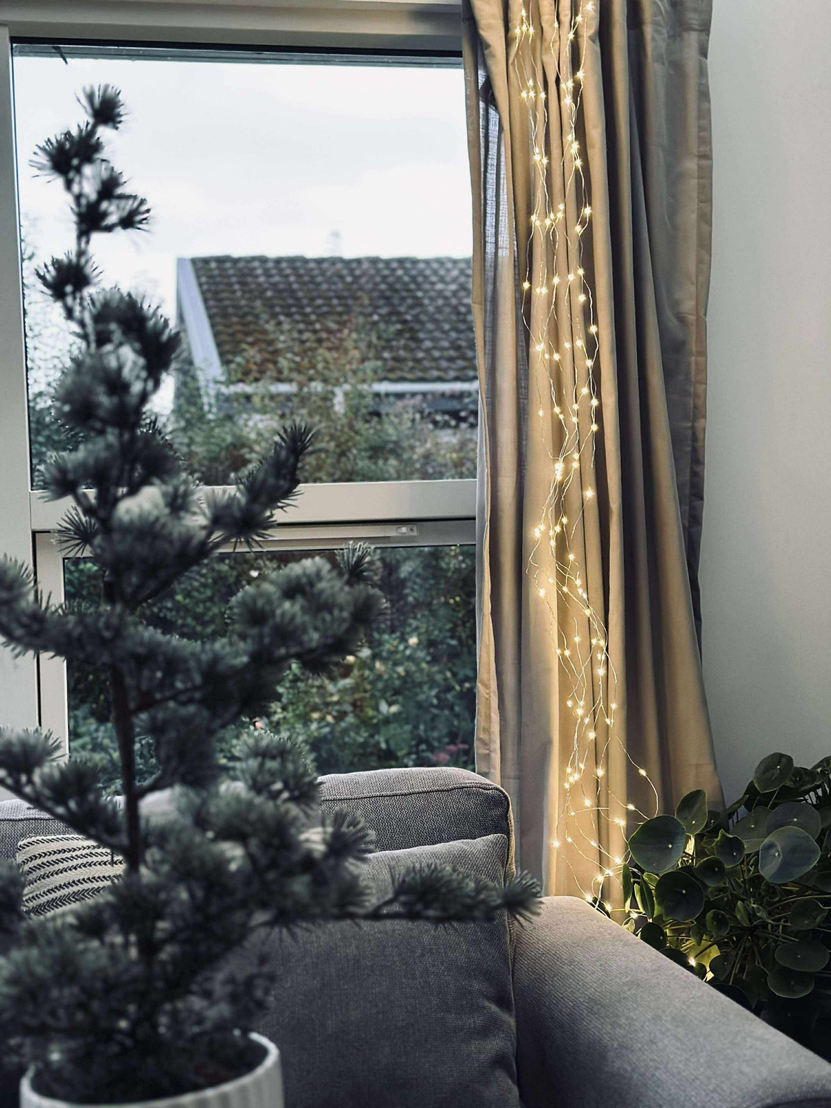 Hangende lichtslinger met 160 led lampjes