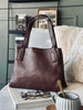 Schoudertas - Brandy leather
