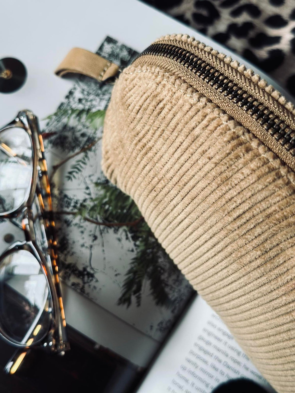 Cosmetische etui - Tan