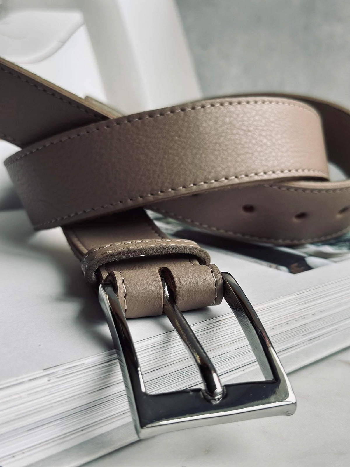 Riem 3,5 cm - Dusty taupe