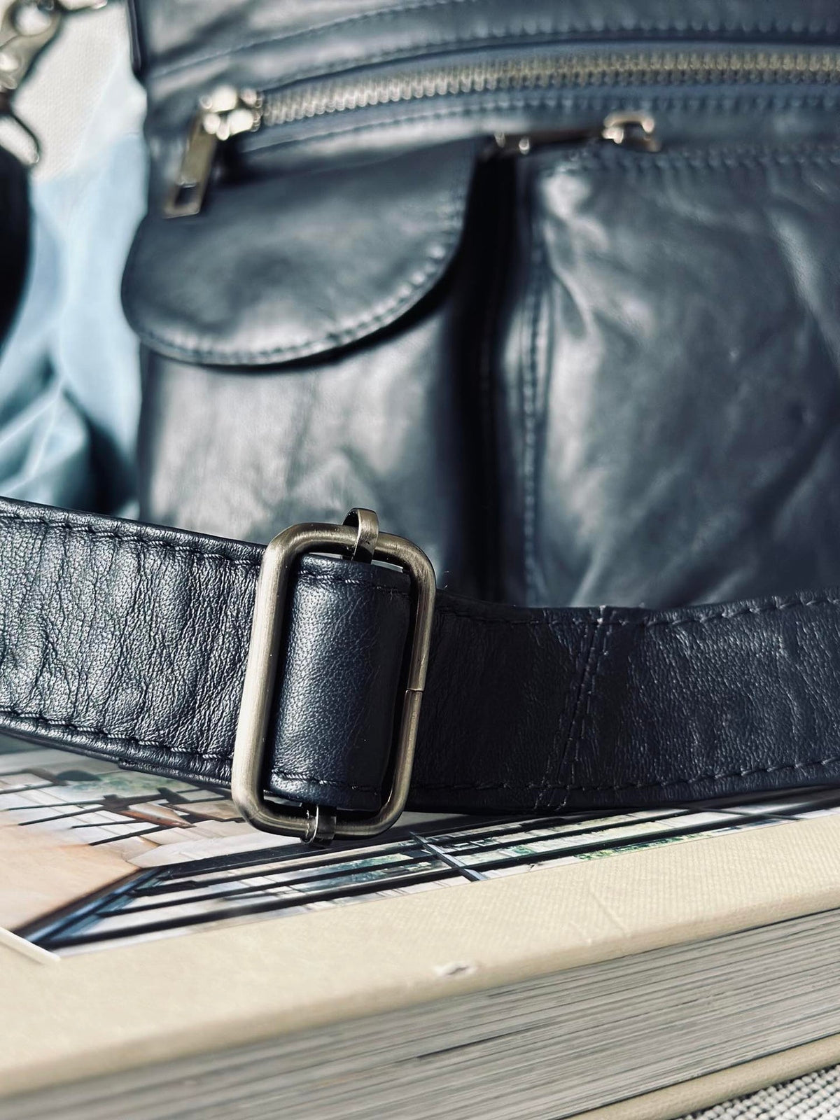 Crossbody NAVY - Ultra zacht