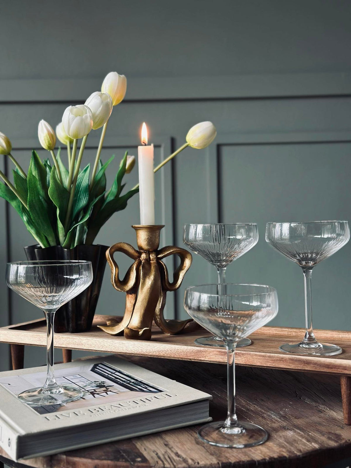 Cocktail CRYSTAL glazen - 4 st.