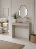 Tafel met 2 lades - cashmere