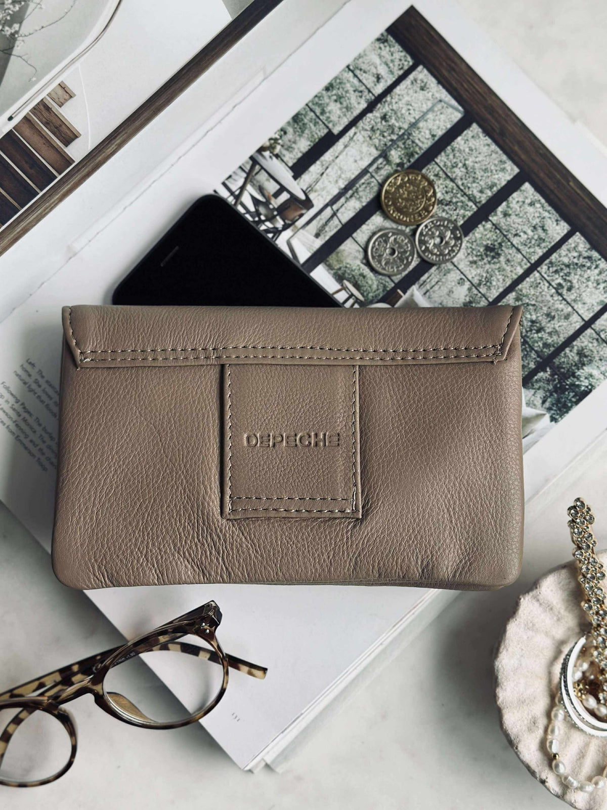 Portemonnee Aura - Dusty Taupe