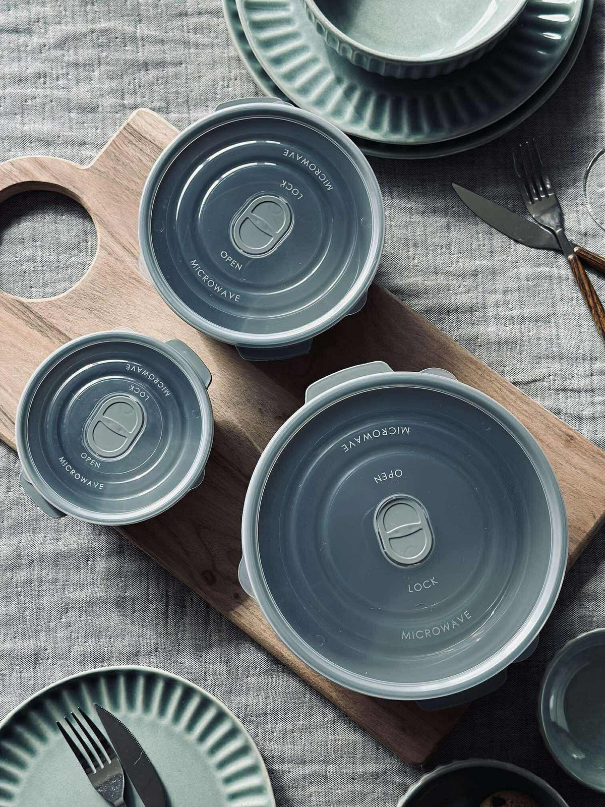 Opbergdozen - Set van 2 stuks Grey