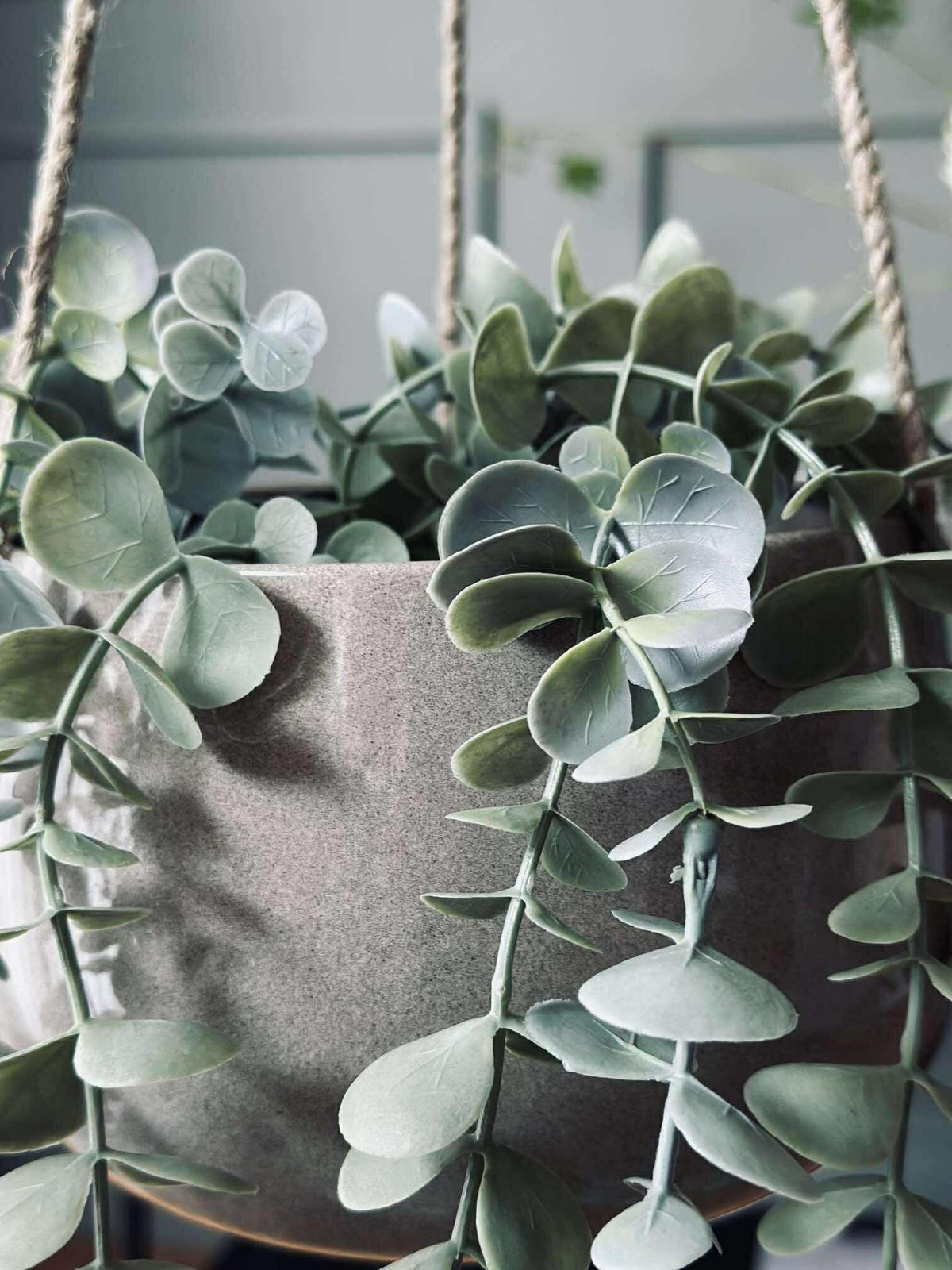 Bloempot met ophang Zand - Meerdere maten