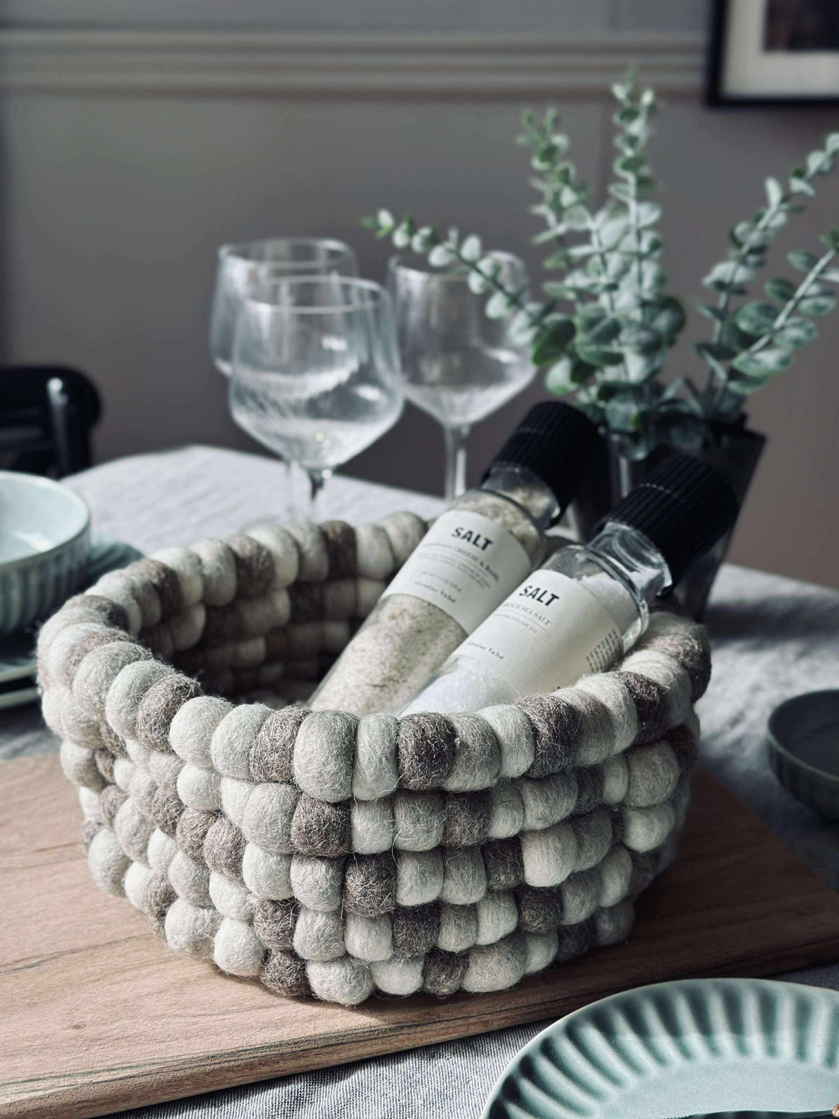 Mand van wol - Naturel