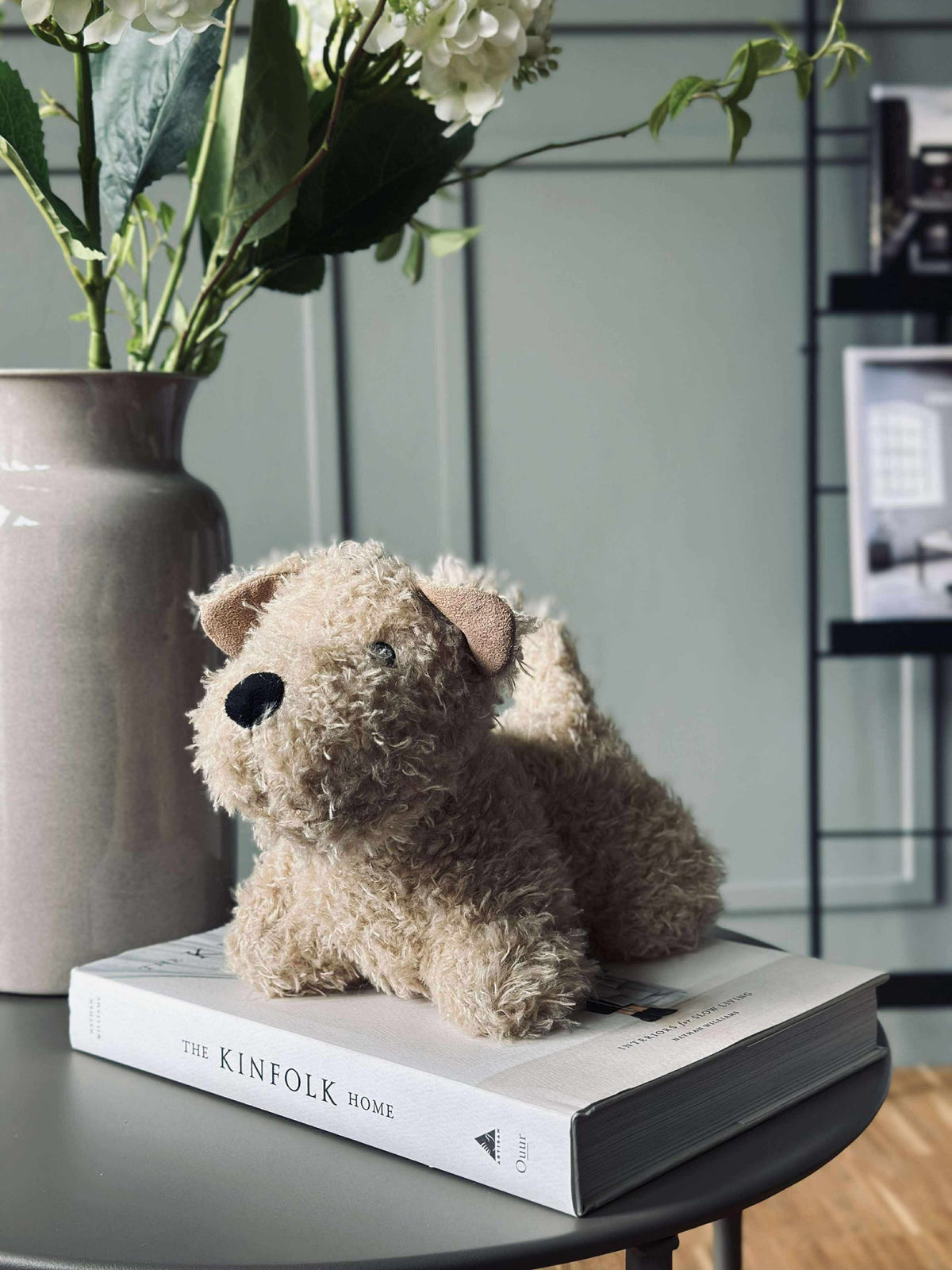 Deurstopper pluche hond - Beige