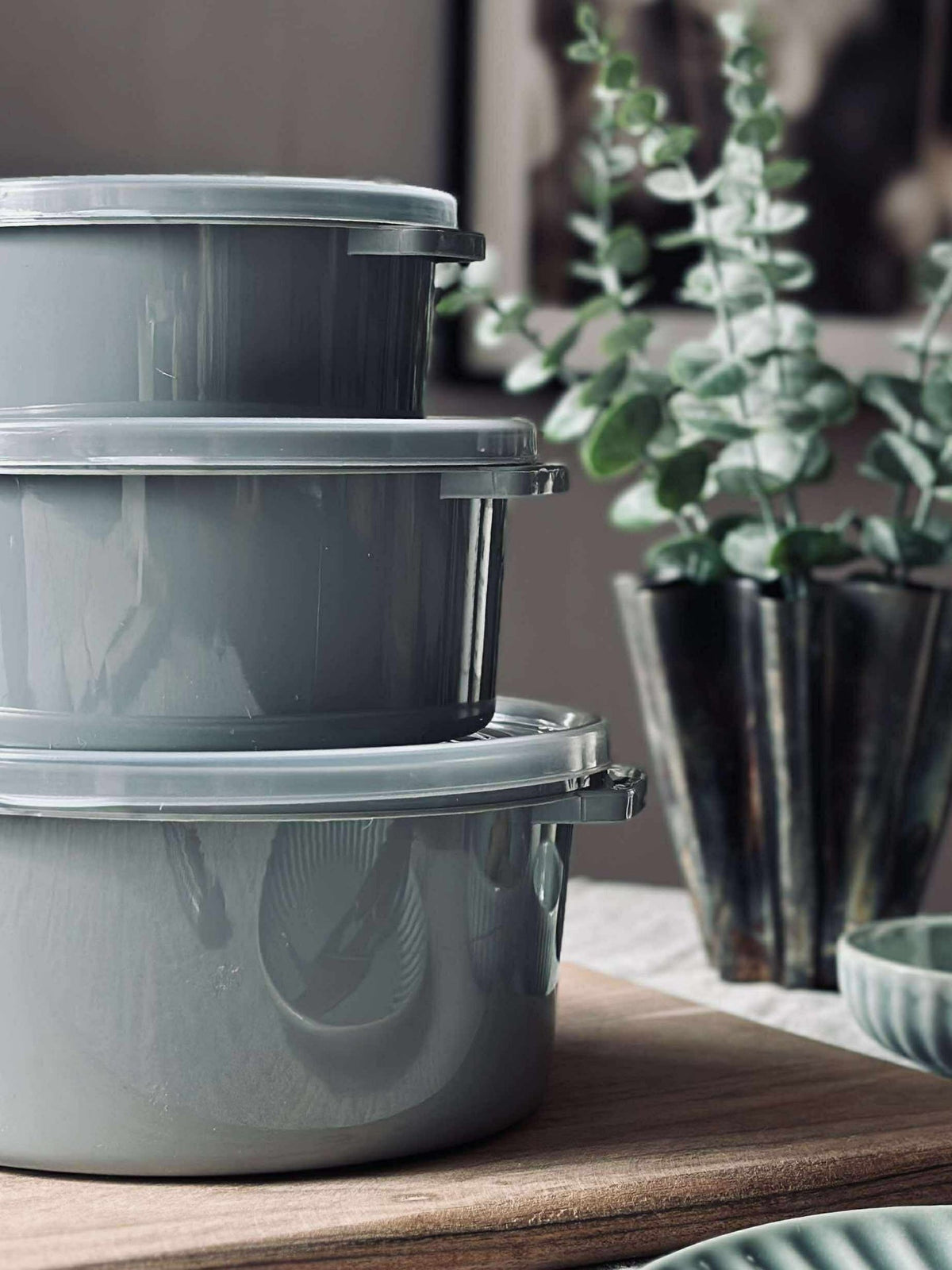 Opbergdozen - Set van 2 stuks Grey