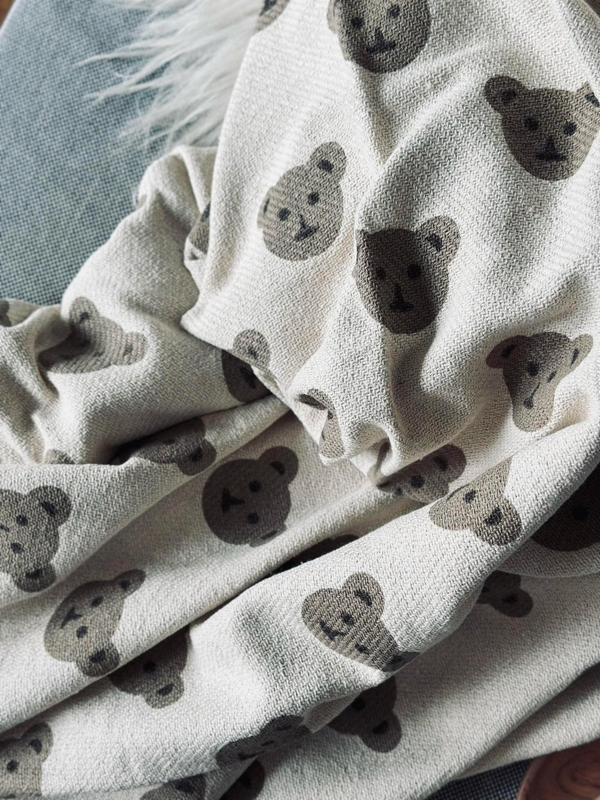 Plaid gerecycled katoen - Teddy