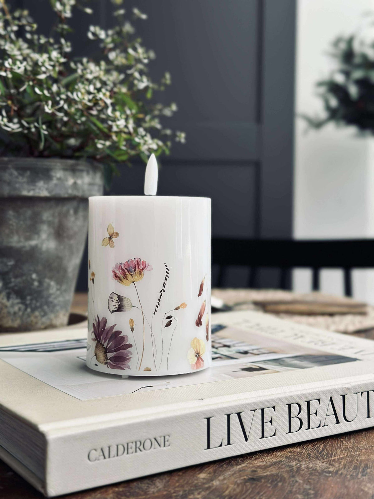 LED Blokkaars Twinkle flora