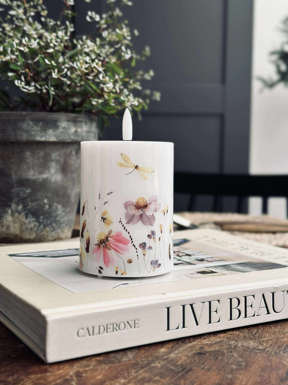 LED Blokkaars Twinkle flora