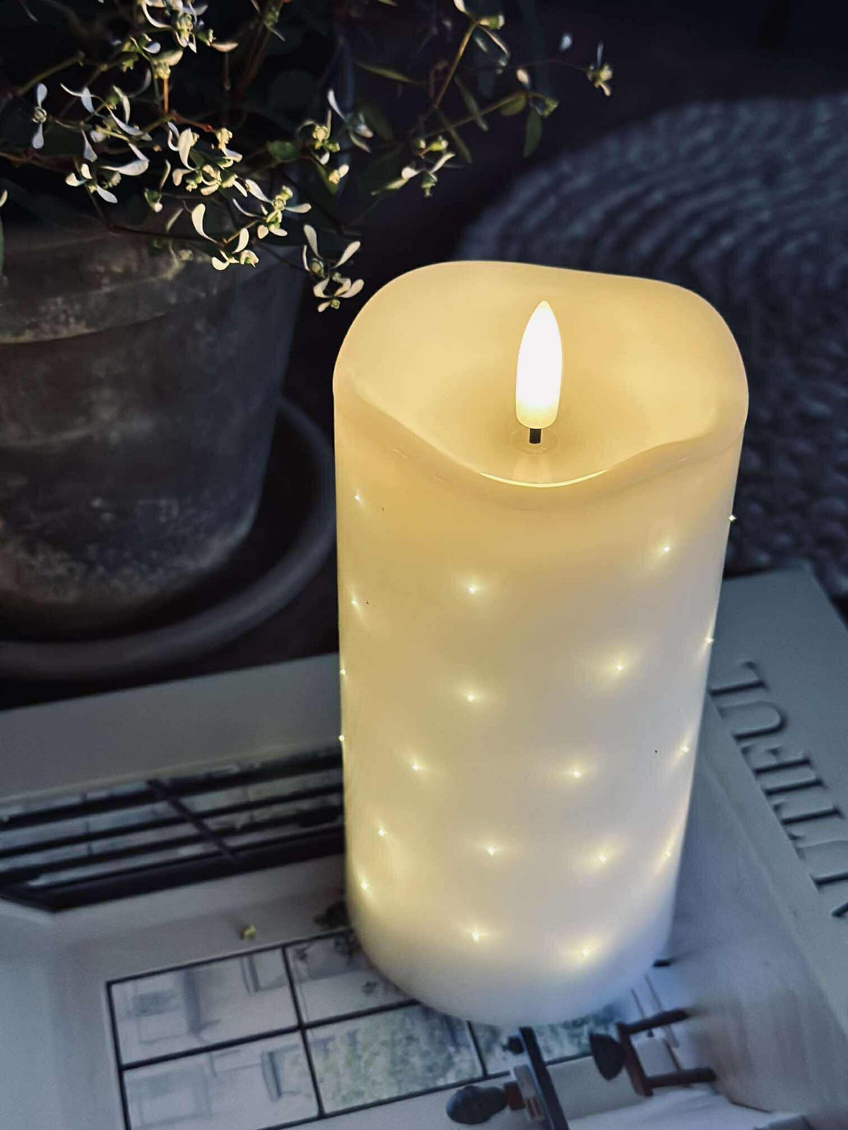 LED stompkaars White TWINKLE 15cm
