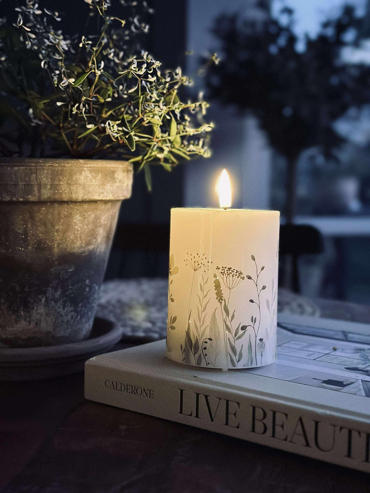 LED Blokkaars Twinkle wild flora