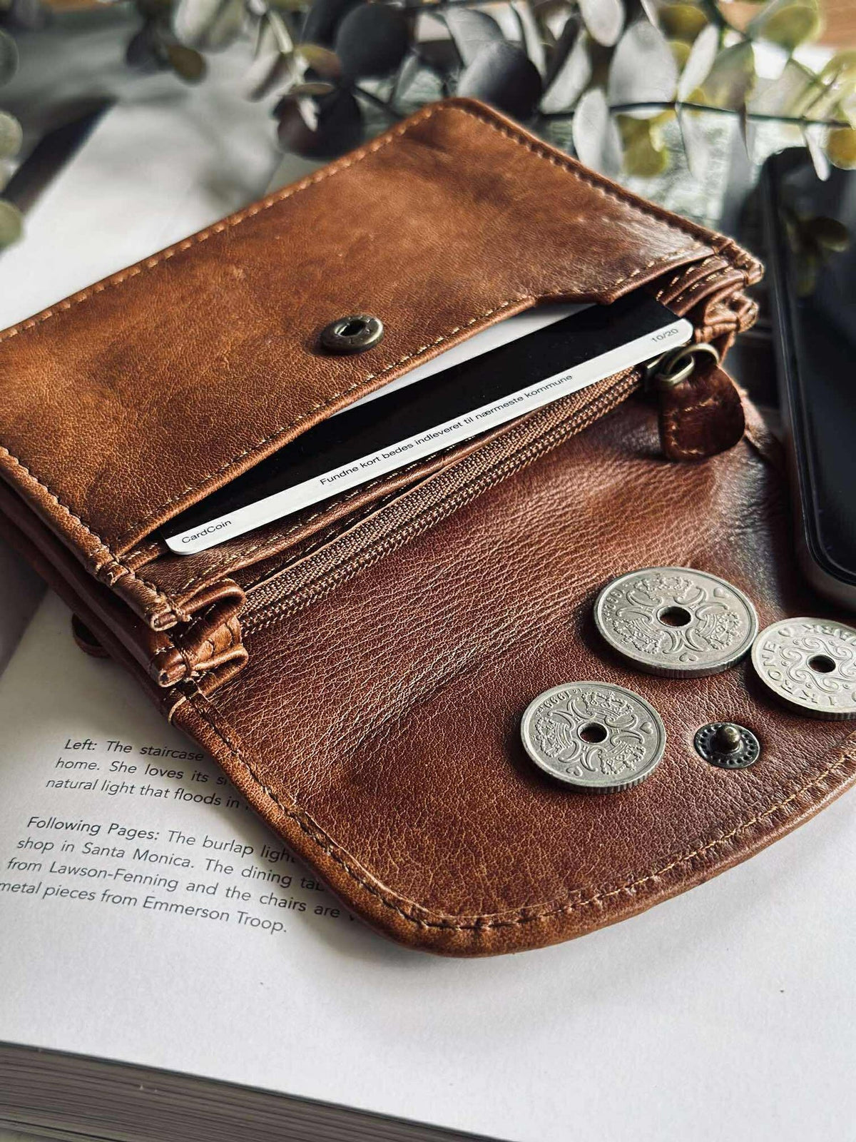 Portemonnee Small URBAN Walnut