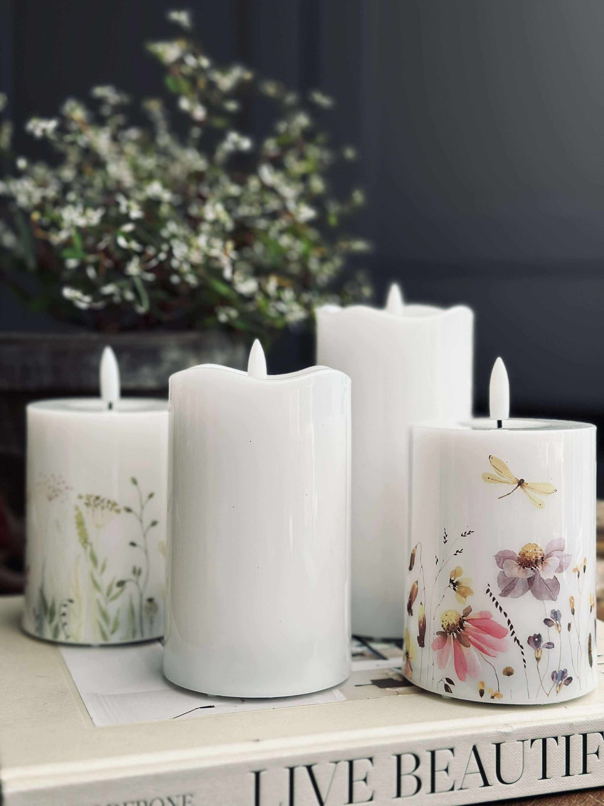 LED Blokkaars Twinkle flora