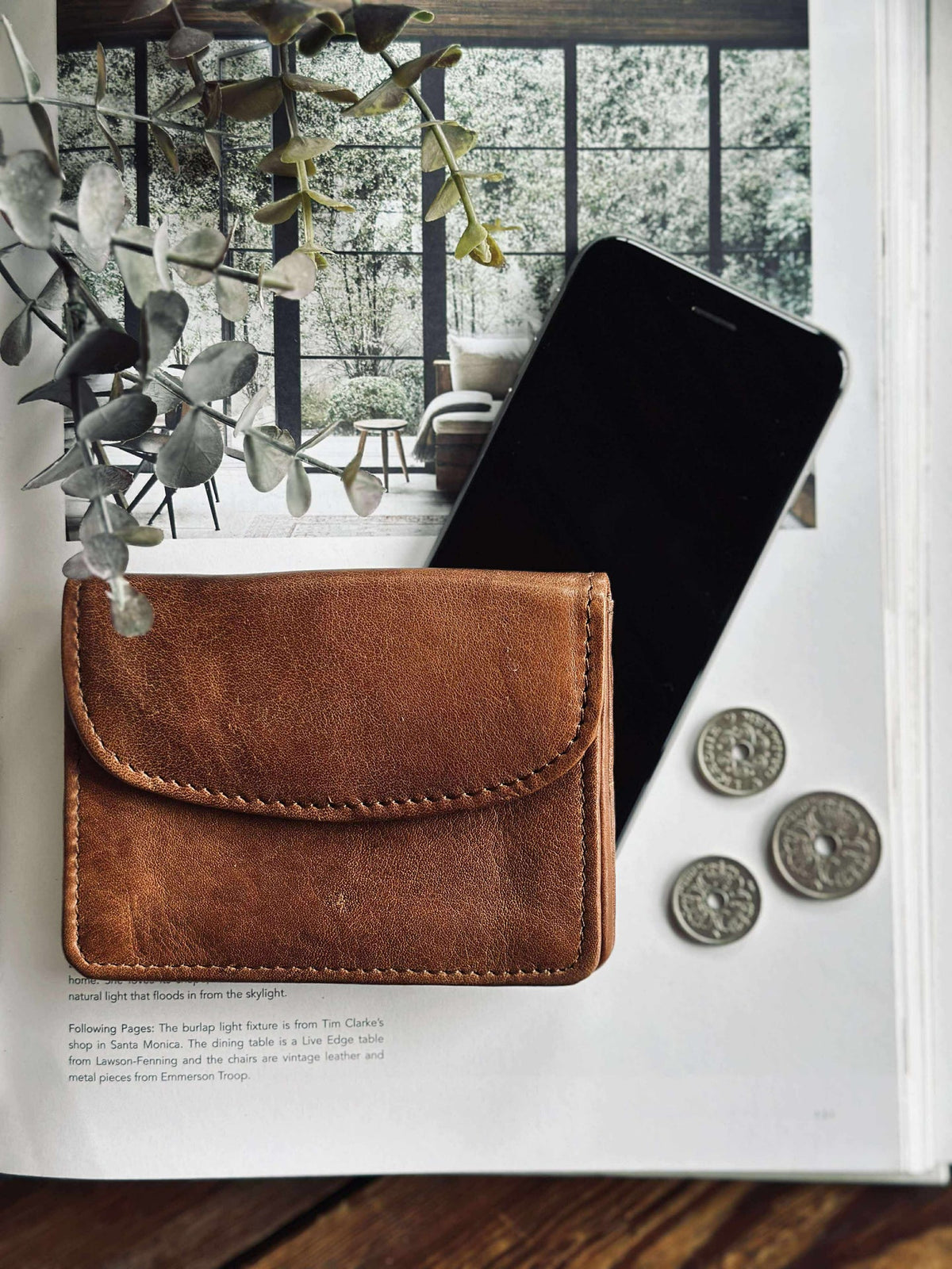 Portemonnee Small URBAN Walnut