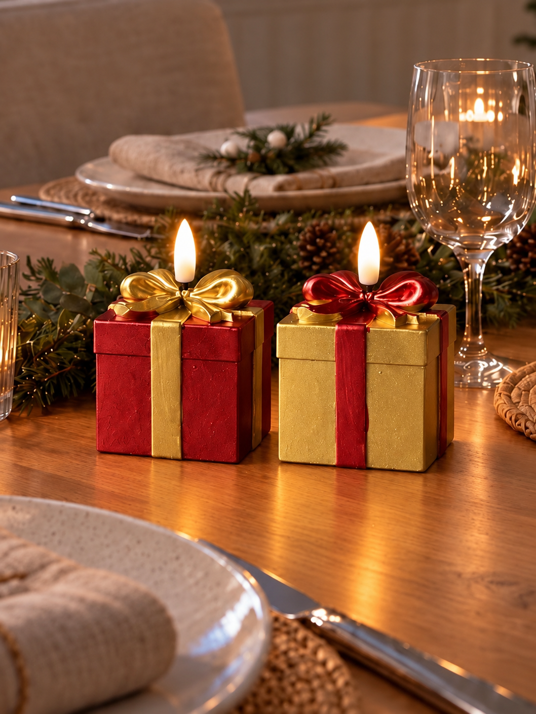 Kerstlicht - MIX LED-blokkaars