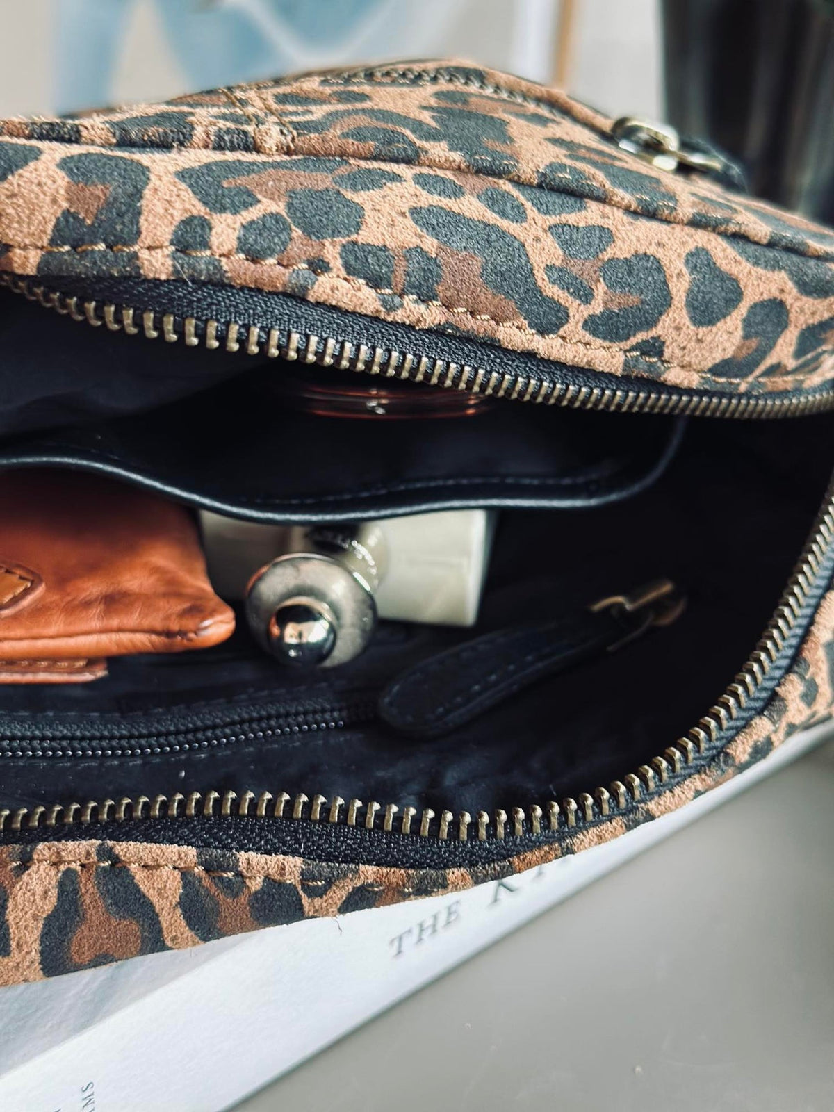 Crossbody Nola luipaard