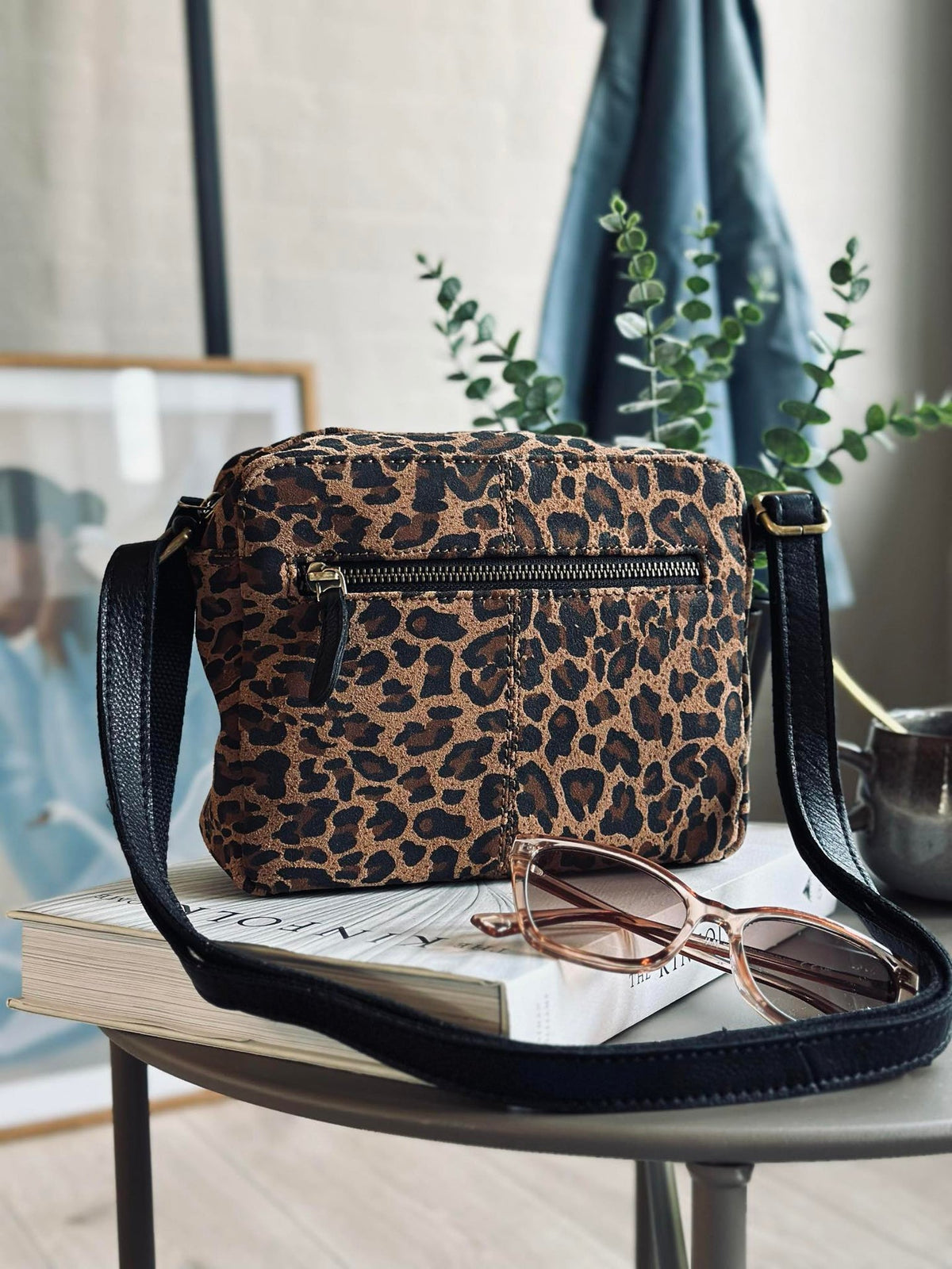Crossbody Nola luipaard