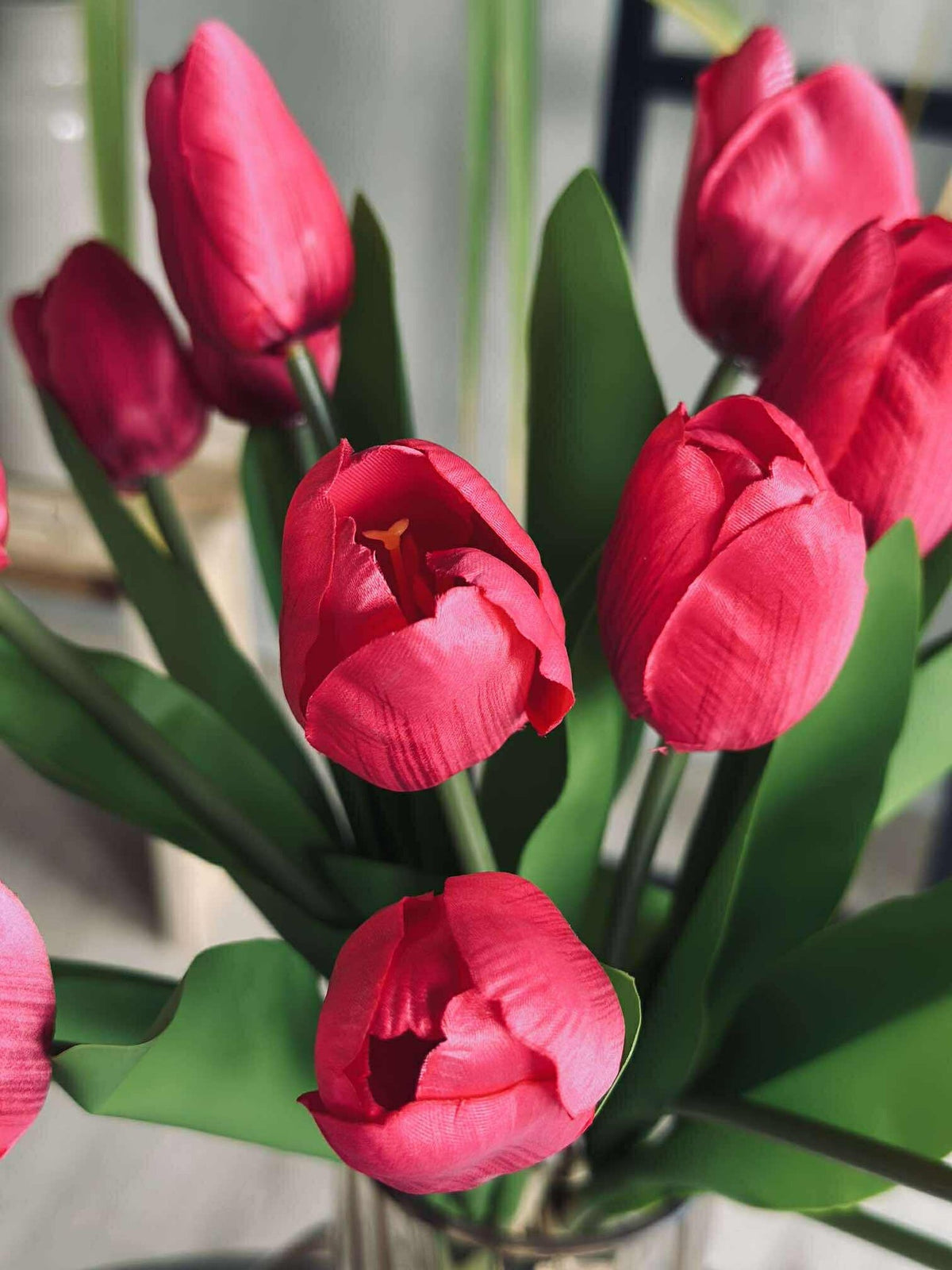 Tulpen zijde-look– meerdere kleuren