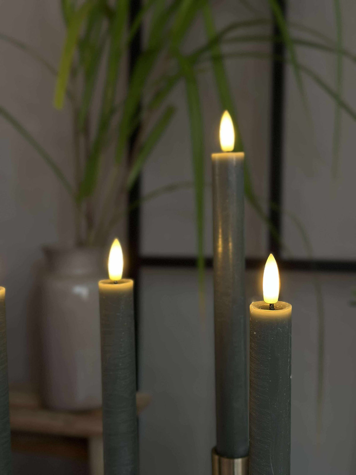 LED Kaarslampen 4 st. - Groen