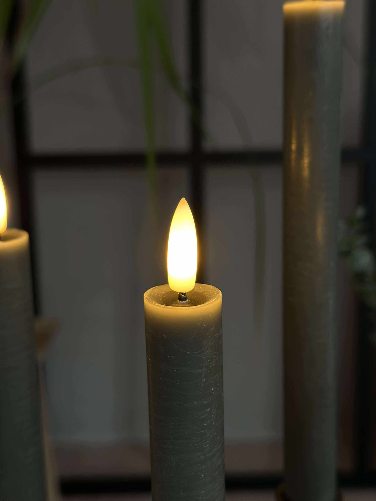LED Kaarslampen 4 st. - Groen
