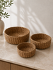 Manden Zeegras - Set 3 stuks
