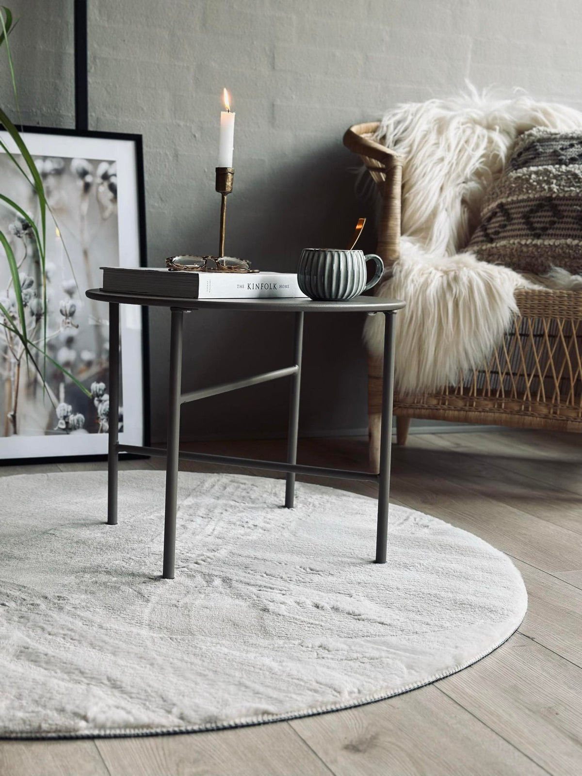 Vloerkleed Pluche - Beige