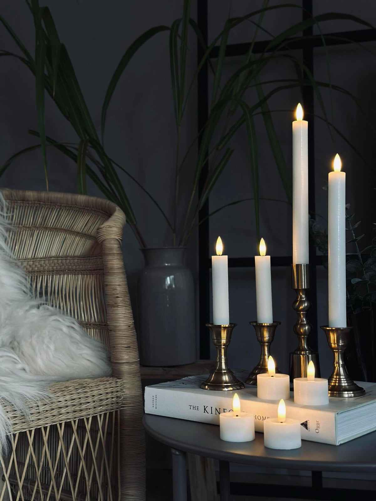 LED-lichtset met 8 delen - Wit