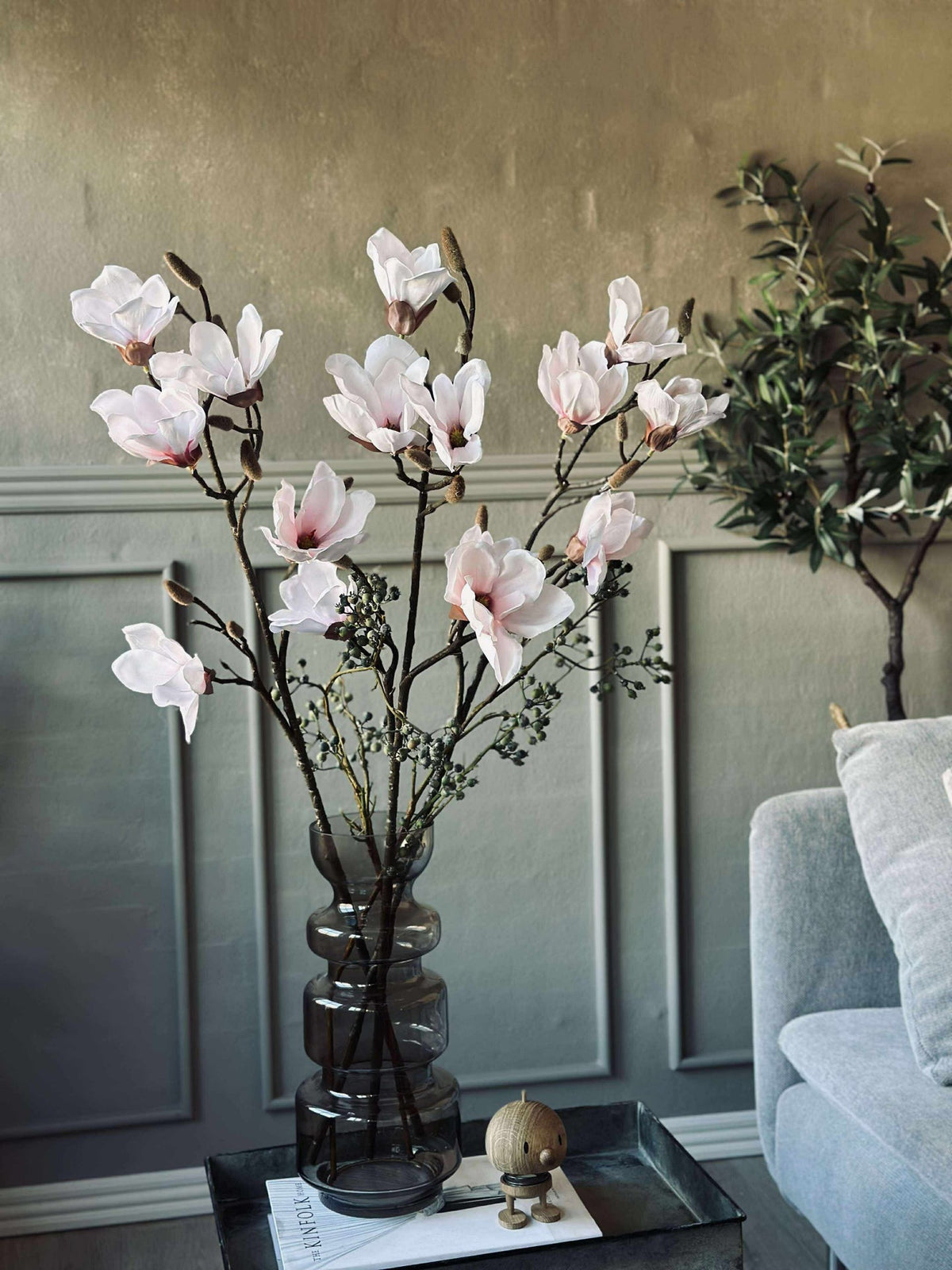 Magnoliatak roze - 92cm