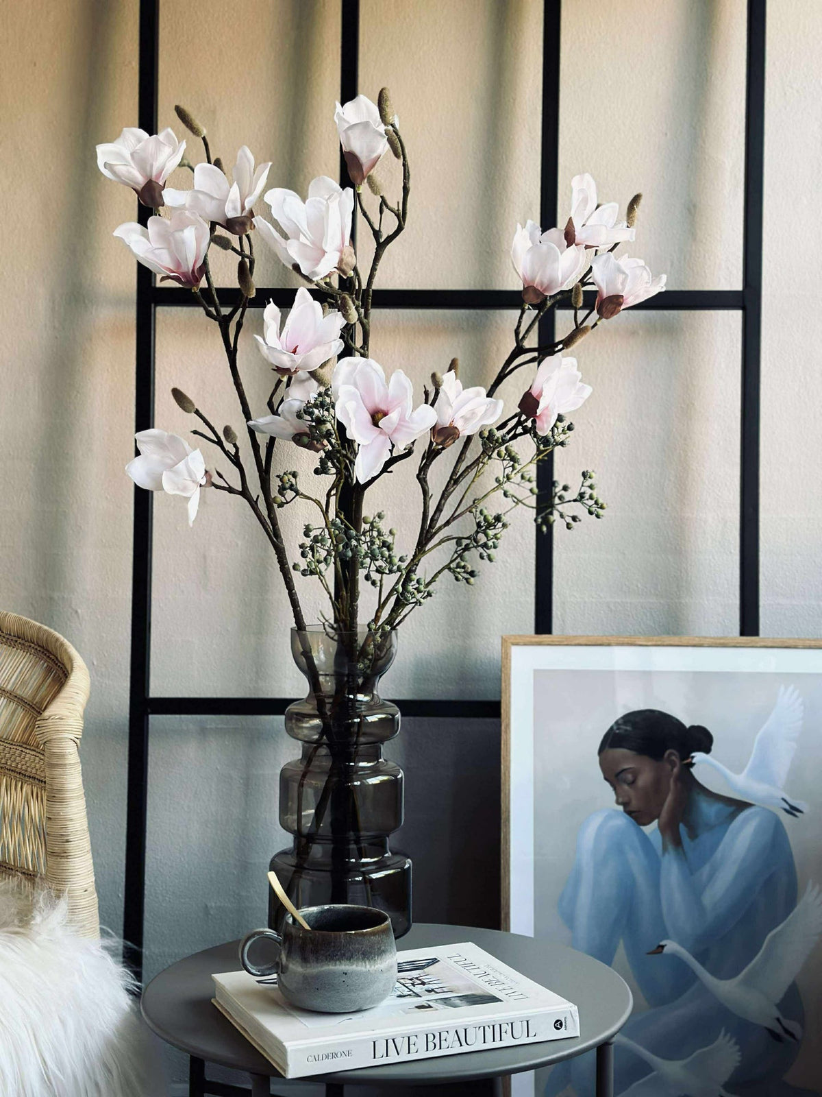 Magnoliatak roze - 92cm