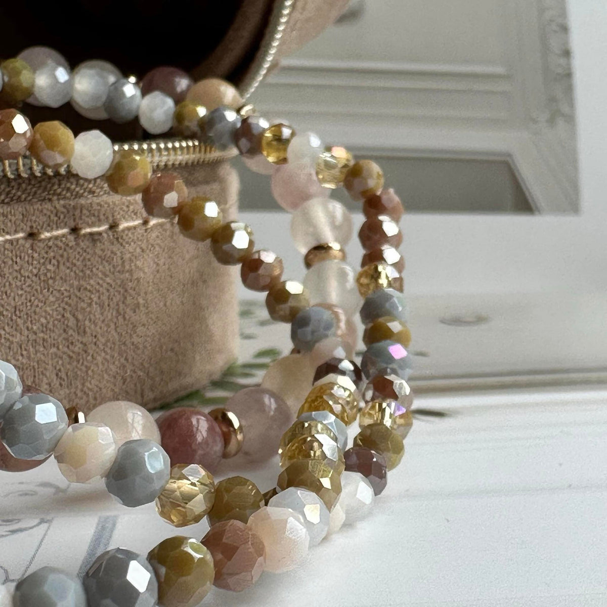 Armband Luna Blush Mix – Set van 3 stuks