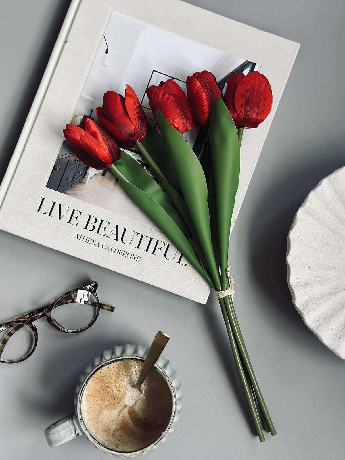 Tulpen zijde-look– meerdere kleuren