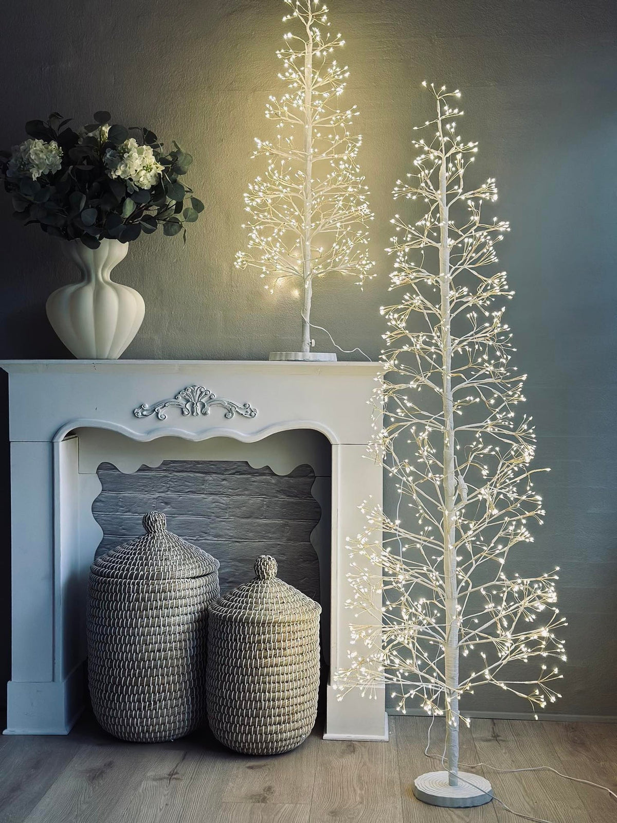 Kerstboom met 1600 ledlampjes - Wit