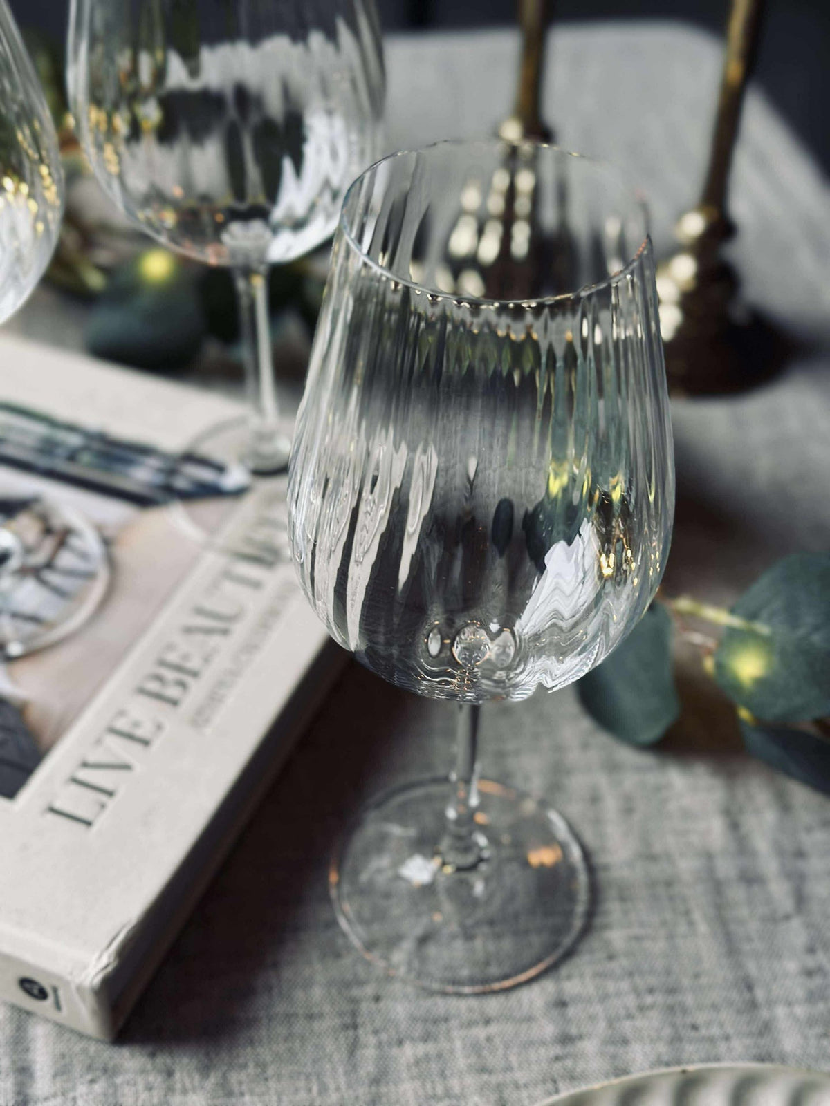 Wijnglazen rode wijn CRYSTAL - Set van 4 stuks